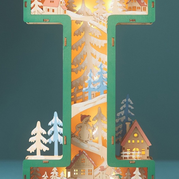 Anthropologie Wonderland Scene Monogram